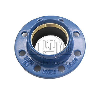 Flange adapters for ductile iron pipes